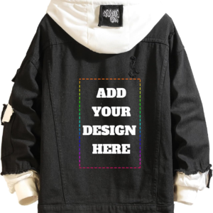 Custom denim clothing
