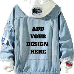 Custom denim clothing